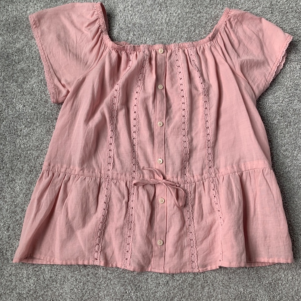 Abercrombie & Fitch light pink top, size medium